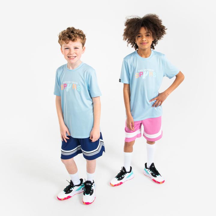 Produktbild Tarmak Kinder Basketball T-Shirt NBA Spurs - TS900 blau (10, 11, 12)
