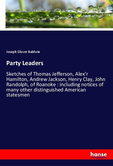 Image du produit Party Leaders (Allemand, Joseph Glover Baldwin, 2018)