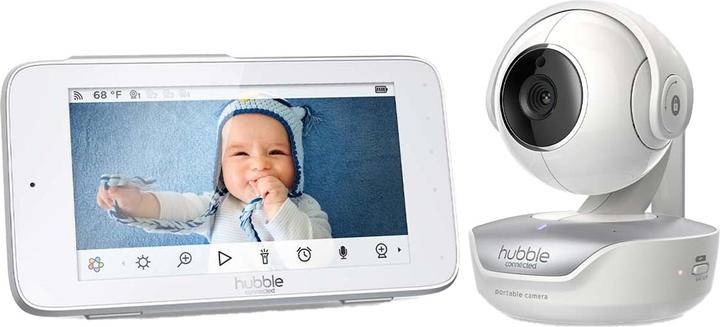 Hubble Connected Nursery Pal Deluxe (Babyphone Audio, 300 m)