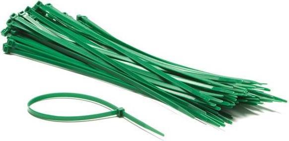 Produktbild Velleman NYLON-KABELBINDER-SET - 4.8 mm x 300 mm - GRÜN (100-tlg.) (300 mm, 100 Stk.)