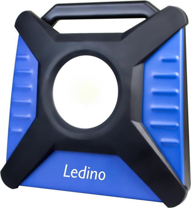 Actual product image Ledino 60W LED battery-powered spotlight Kiel 60M for various batteries + 230V direct connection (6600 lm)
