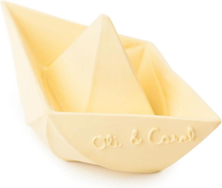 Produktbild Oli and Carol Origami Boat Badespielzeug Monochrome Vanilla