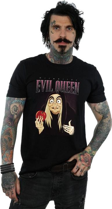 Actual product image Disney Mens Snow White Evil Queen Montage T-Shirt (L)