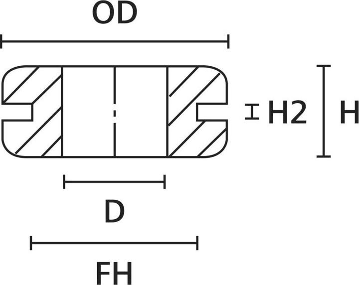 Produktbild HellermannTyton Kabeldurchführungstülle ø 8 mm