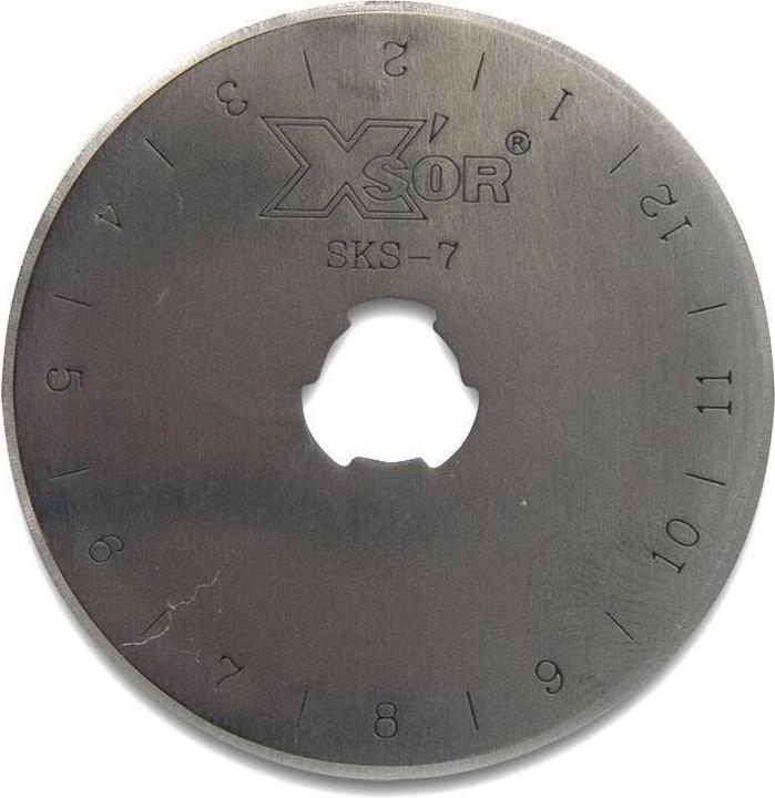 Xsor Ersatzklinge für Rollschneider 45mm glatt (Lame de rechange)