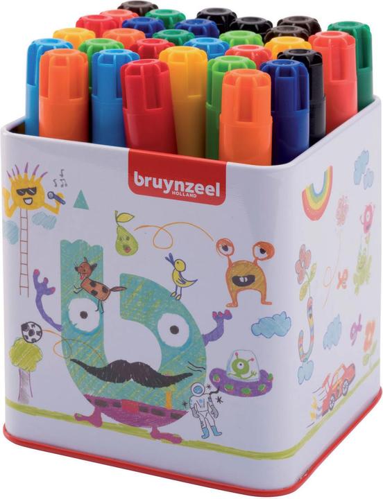 Immagine prodotto Bruynzeel Pennarelli spessi in tubetto, 30 pezzi. (30 x)