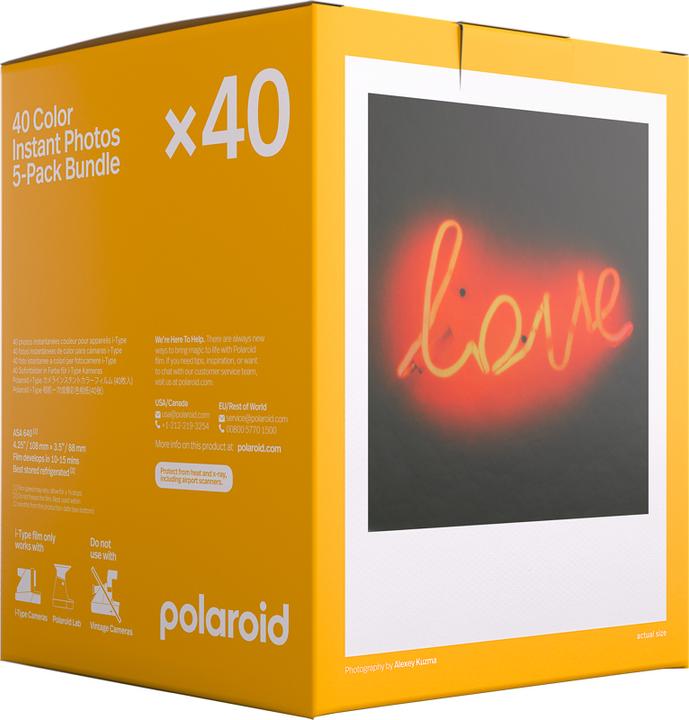 Image du produit Polaroid Color i-Type Multipack (Maintenant, OneStep+ (en anglais), I2, Lab)
