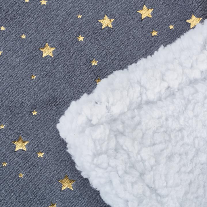 Immagine prodotto Relaxdays Coperta da Divano, Motivi Dorati (150 x 200 cm)