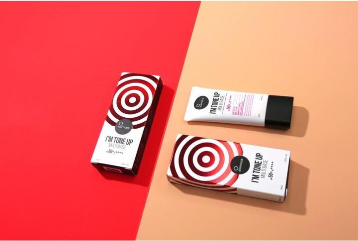 Produktbild Suntique I'M TONE UP Multi Base SPF50+ (Sonnencreme Gesicht, SPF 50, 50 ml)