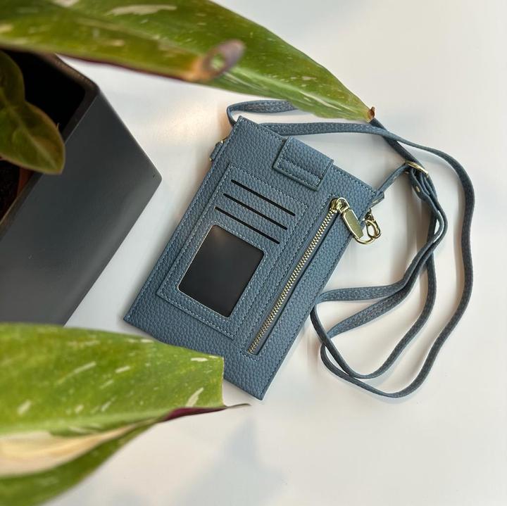 Immagine prodotto PhoneLook Elegante custodia a spalla universale per smartphone fino a 6,7 pollici con portafoglio (Apple iPhone 15)