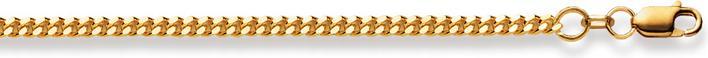 Natsumi Schmuck Armschmuck Gelbgold 18K/750 Panzer 2.8mm 19cm (19 cm, 750/18 K Gelbgold)