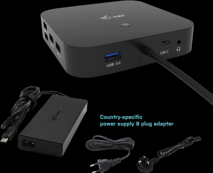 Actual product image i-tec C31HDMIDPDOCKPD100 (USB-C, 3 Ports)