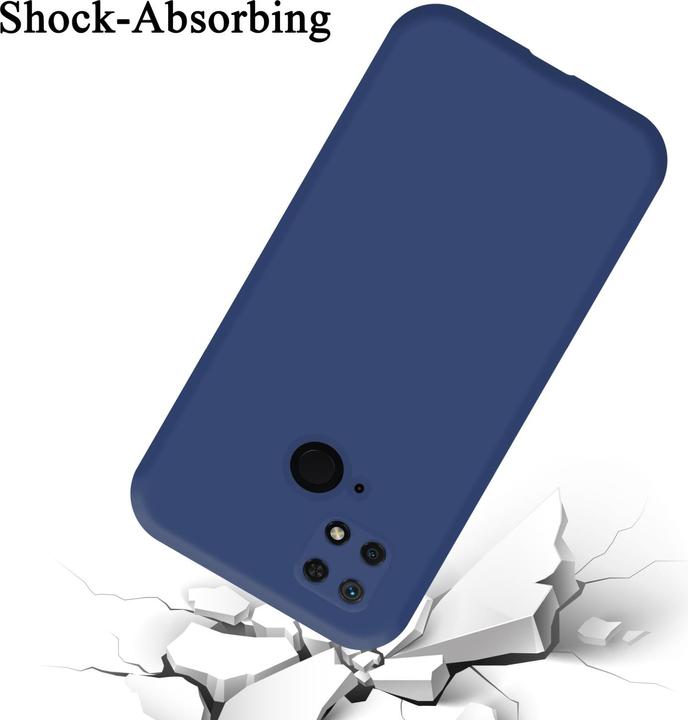 Actual product image Cadorabo TPU Liquid Silicone Case Cover for Xiaomi RedMi 10C / POCO C40 (Xiaomi Poco C40, Xiaomi Redmi 10C)