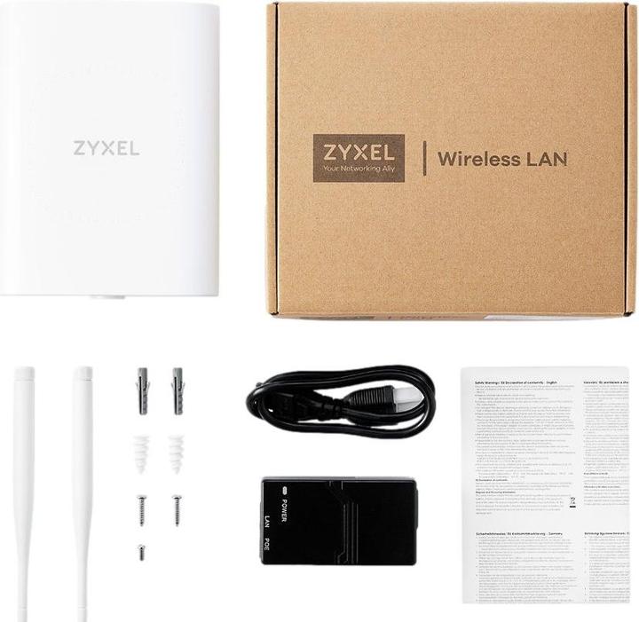 Productafbeelding Zyxel NWA55AXE 802.11ax Wifi 6 DualBand AX1800 Outdoor (1200 Mbit/s)