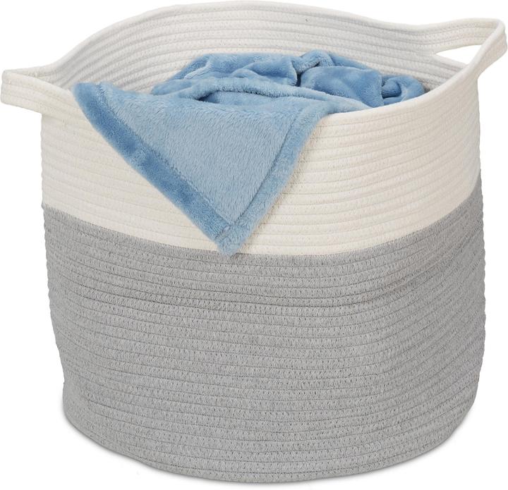 Produktbild Relaxdays Aufbewahrungskorb (1 x, 45 x 41 x 37 cm)