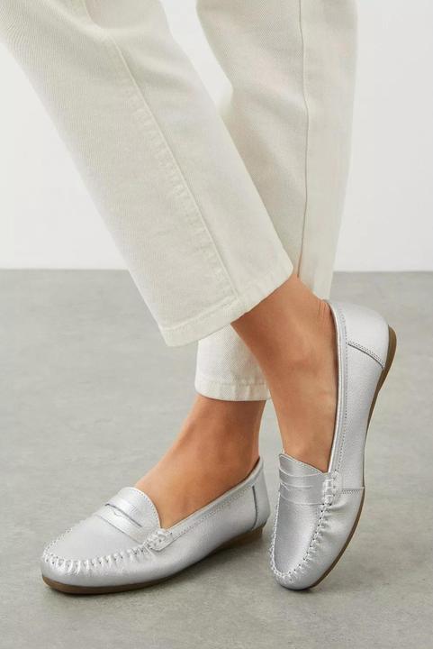 Actual product image Good For The Sole Womens/Ladies Nessa Leather Loafers (37)