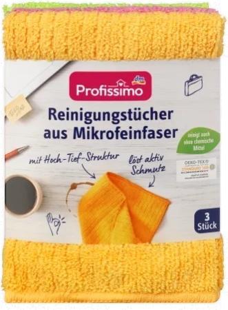 Image du produit dm Profissimo Lingettes nettoyantes en microfibres (3 pcs)