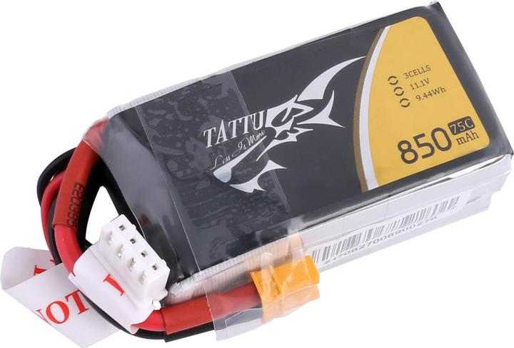 Produktbild Tattu RC-Akku LiPo 850 mAh 11.1 V 75C (11.10 V, 850 mAh)