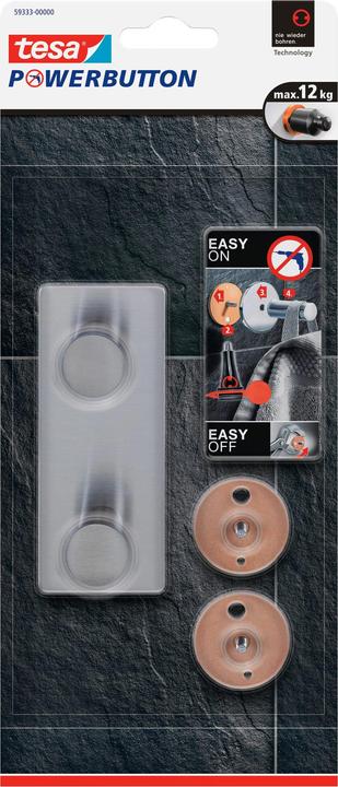 Immagine prodotto tesa Gancio doppio Powerbutton Classic