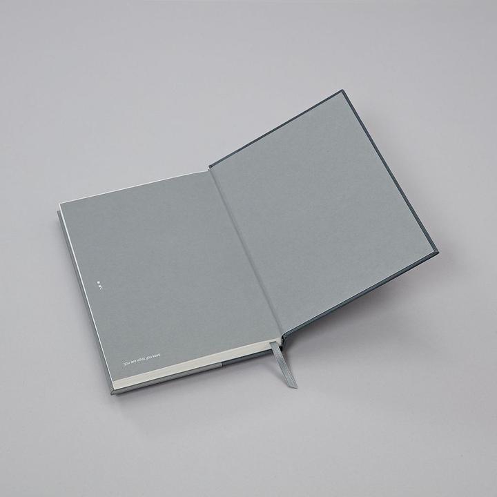 Actual product image Semikolon Notebook (A5) NATURAL AFFAIR, Sea Salt, Blank (A5)
