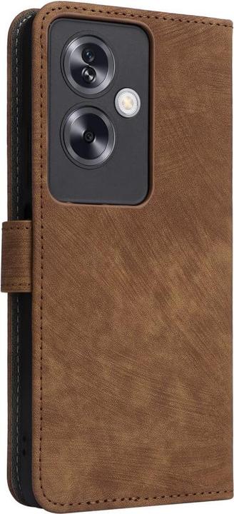 Actual product image Cover-Discount OPPO A79 5G - Case with RFID blocker brown (Oppo A79)