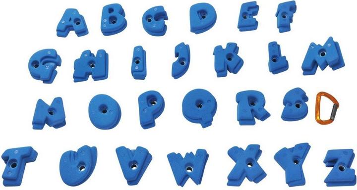 Image du produit Entre Prises Prises d'escalade set alphabet (Fluo orange)