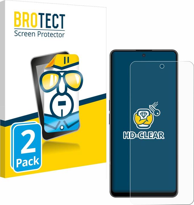 Produktbild BROTECT Schutzfolie Displayschutz Klar (2 Stück, OnePlus Nord CE 3 Lite)