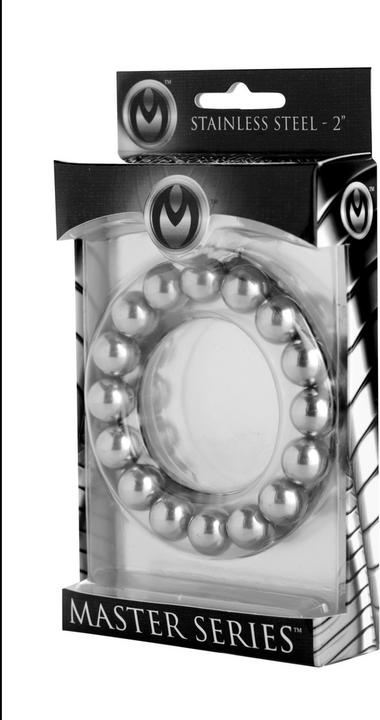 Actual product image Master Series Meridian - - Beaded Cockring (5.08 cm)