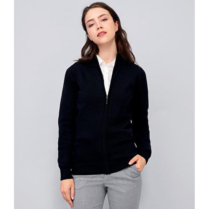 Actual product image Sols Gordon cardigan with zip V-neck long sleeve (S, M, L, XL, XXL)