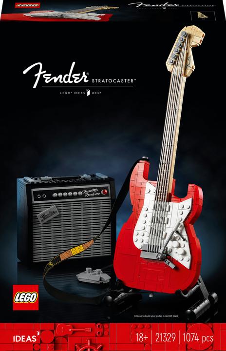 LEGO Fender Stratocaster (21329, LEGO Ideas, Set LEGO rari)