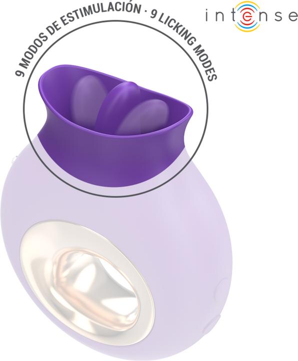 Immagine prodotto Intense Stimolatore Del Clitoride Tuli 9 Vibrazioni E 9 Oscillazioni Viola