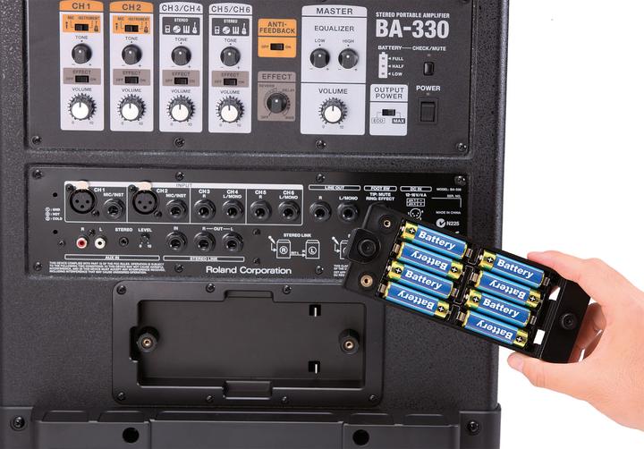Immagine prodotto Roland BA-330, amplificatore a batteria, nero (30 W)