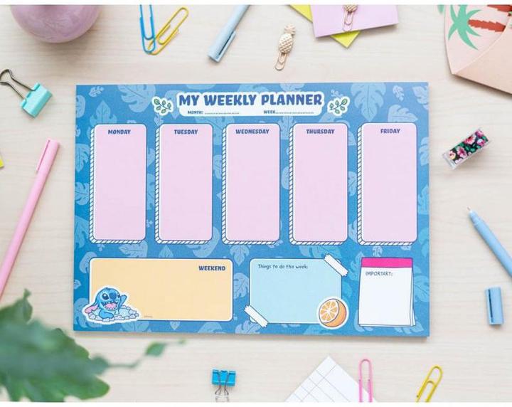 Image du produit Disney Stitch - Agenda semainier 54 pages A4 (A4)