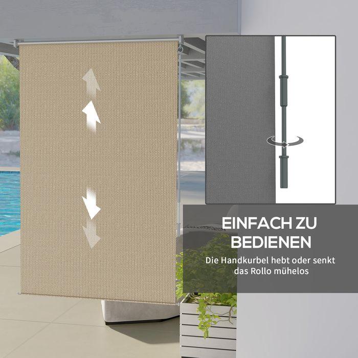 Produktbild Swisshandel24 Senkrechtmarkise (120 x 185 cm)