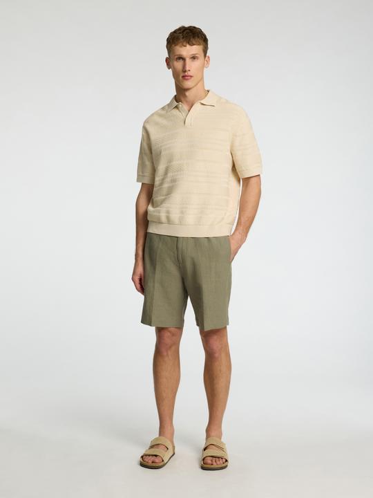 Produktbild Selected Homme Textured Polohemd aus Strick (L)