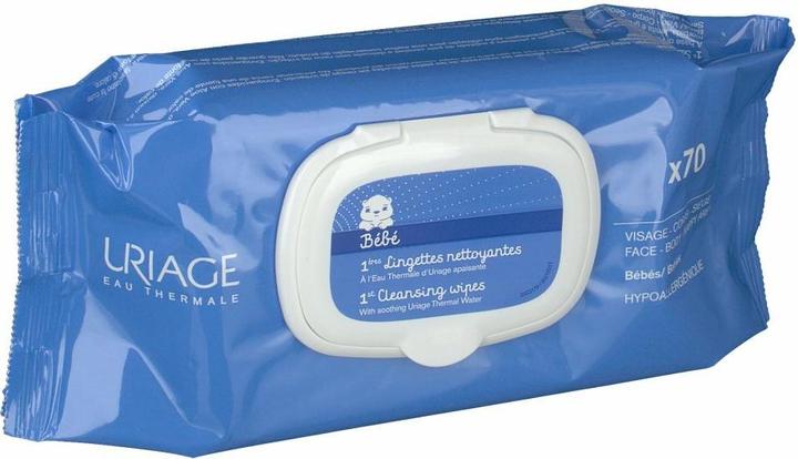 Actual product image Uriage Bébé 1st Cleansing Wipes (70 Piece)
