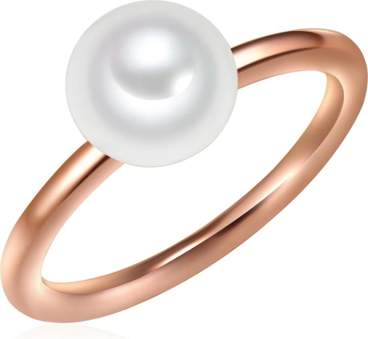 Image du produit Valero Pearls Femme argent sterling perle d'eau douce de culture or rose - 11344 (58, Argent 925)