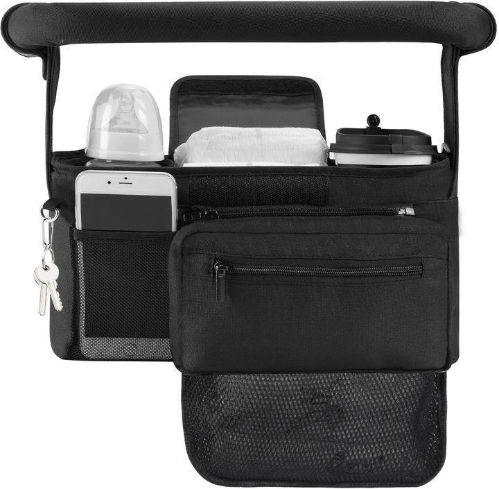Actual product image Momcozy Stroller Organizer with Cup Holders