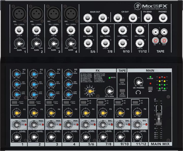 Mackie Mix12FX (Studio- und Livemixer)