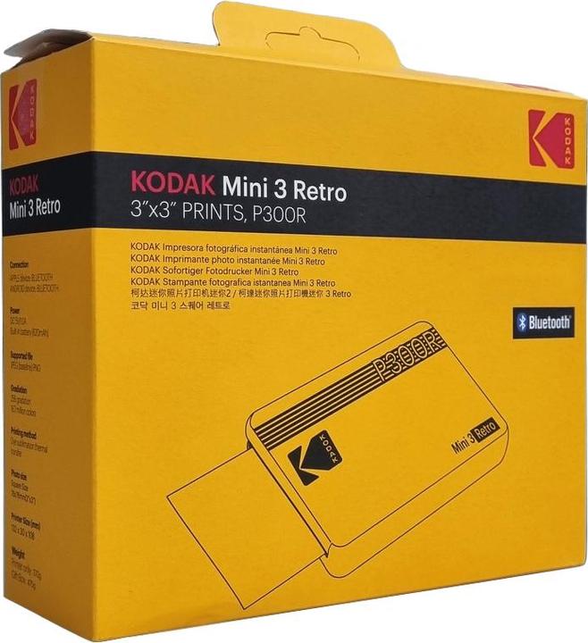 Image du produit Kodak Mini 3 Retro P300RY60 (Thermodirecte, Couleur)
