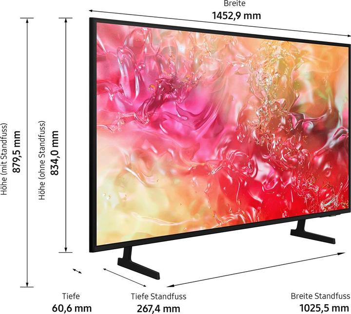 Produktbild Samsung UE65DU7170 (65", DU7170, LED, 4K, 2024)