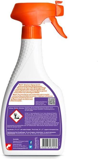 Image du produit Maag Spray anti-fourmis (Fourmis)
