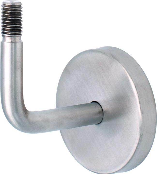 Actual product image OK-Line Handlaufhalter 01 in weiss (Steel pure white RAL 9010 powder-coated matt)