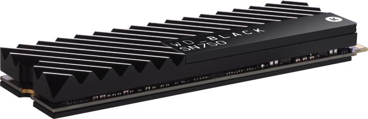 Image du produit WD Black SN750 Gaming avec Heatsink (500 Go, M.2 2280)