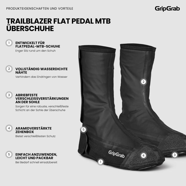 Image du produit GripGrab Couvre-chaussures à pédales forfait TrailBlazer (38, 39)