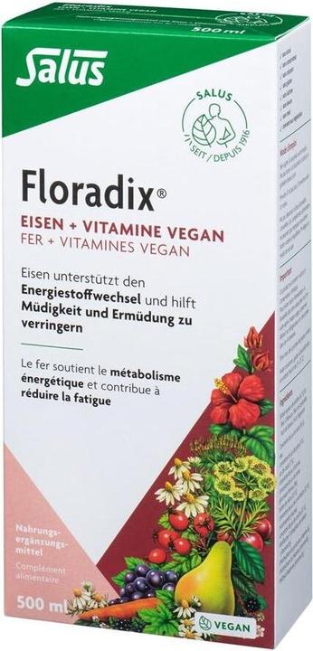 Actual product image Salus VEGAN Iron + Vitamins Fl 500 ml (1 Piece, Liquid, 990 g)