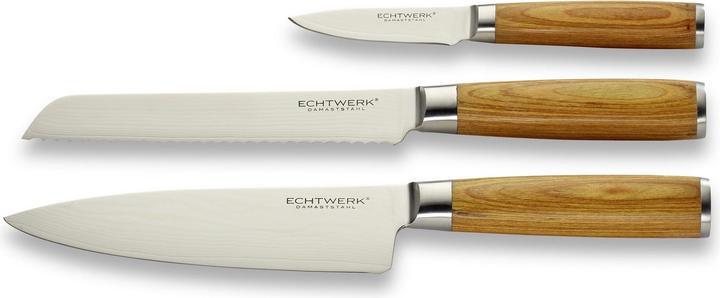 Produktbild Echtwerk Damastmesser Set 3-tlg