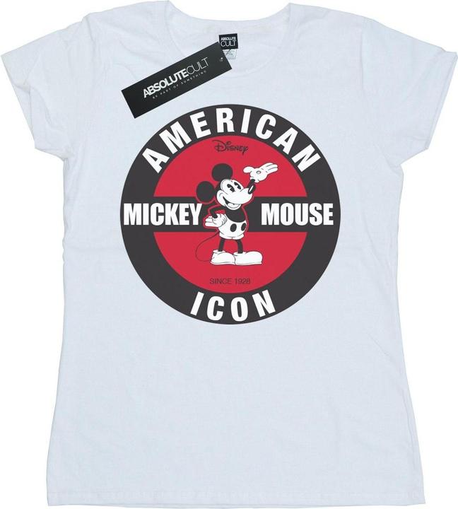 Immagine prodotto Disney Mickey Mouse American Icon Maglietta Donna (S)