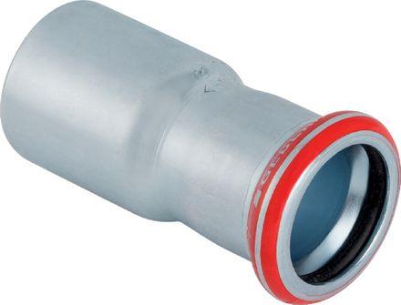 Actual product image Geberit Adapter Mapress carbon steel with insertion end 88.9 x 54 mm (22338) (Press connection)