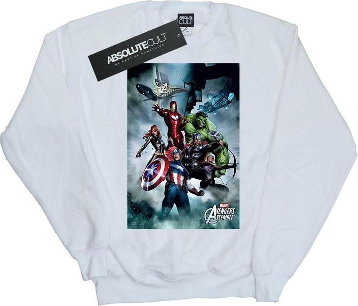 Produktbild Avengers Team Montage Sweatshirt Mädchen (140, 146)